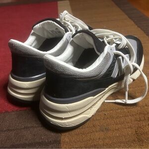 Stylish Black and White Sneakers